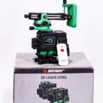 جهاز تحديد مستويات ليزر SNDWAY SW-383G – مدى 40 متر | ليزر أخضر – 3 مستويات